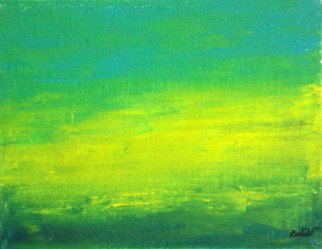Gopal Weling: 'monsoon11', 2008 Oil Painting, Abstract Landscape. 