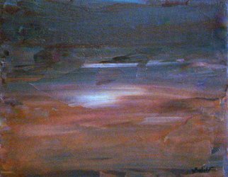 Gopal Weling: 'monsoon12', 2008 Oil Painting, Abstract Landscape. 