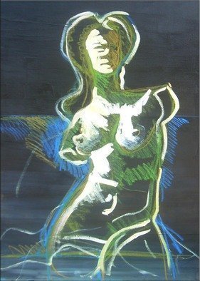 Sandro Bisonni: 'Venere', 2010 Oil Painting, Abstract Figurative. Il concetto che soggiace questa mia opera A