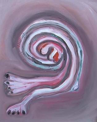 Sandro Bisonni: 'cosi vicino cosi lontano', 2008 Oil Painting, Abstract Figurative. Questo lavoro ruota intorno al concetto di genesis, ogni cosa nel suo momento iniziale di venire alla vita. ...
