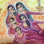 Dancing girls By Sangeetha Bansal