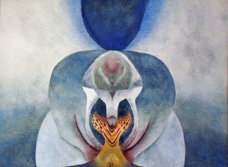 Artist: Sarah Longlands - Title: Dove or Seraph - Medium: Watercolor - Year: 2011