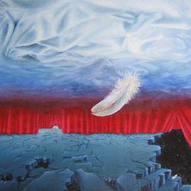 Satu Laurel: 'Feather', 2007 Oil Painting, Surrealism. Artist Description:   sold...
