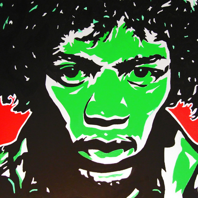 David Mihaly  'Are You Experienced', created in 2009, Original Mixed Media.