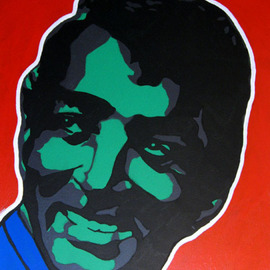 David Mihaly: 'Dean Martin', 2003 Acrylic Painting, Famous People. Artist Description:  Pop portrait of Dean Martin...
