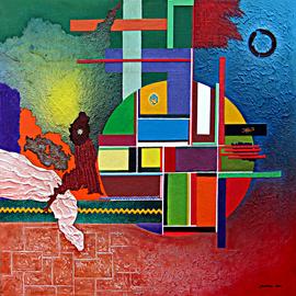 Alberto Sciortino: 'estudio textura - color 4', 2012 Mixed Media, Abstract. Artist Description: Tecnica mixta con acrilicos y otros materiales, sobre tela en soporte de tablex79 x 79 cmFirmado y fechado en 2012...