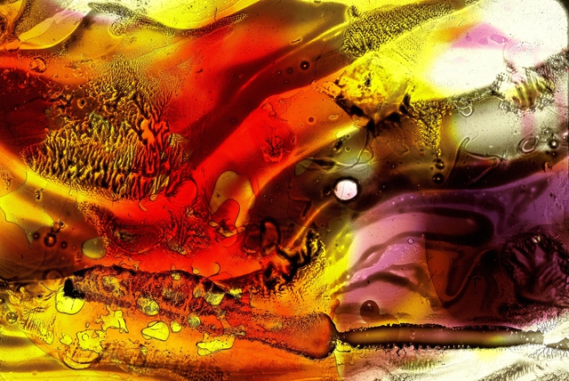 Artist S. Josephine Weaver. 'Field Of Fire' Artwork Image, Created in 2011, Original Mixed Media. #art #artist
