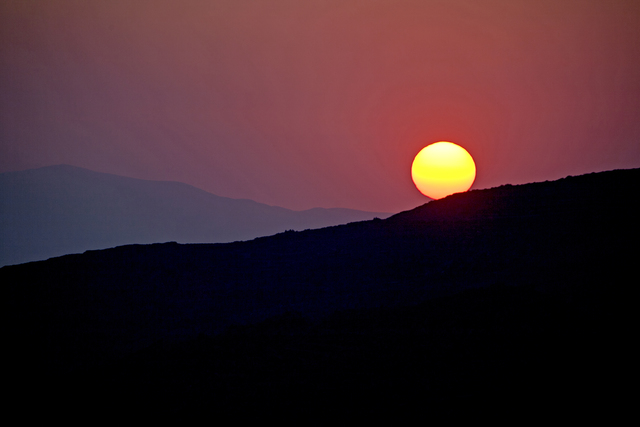 Artist Frits Selier. 'Greek Sunset' Artwork Image, Created in 2012, Original Photography Color. #art #artist