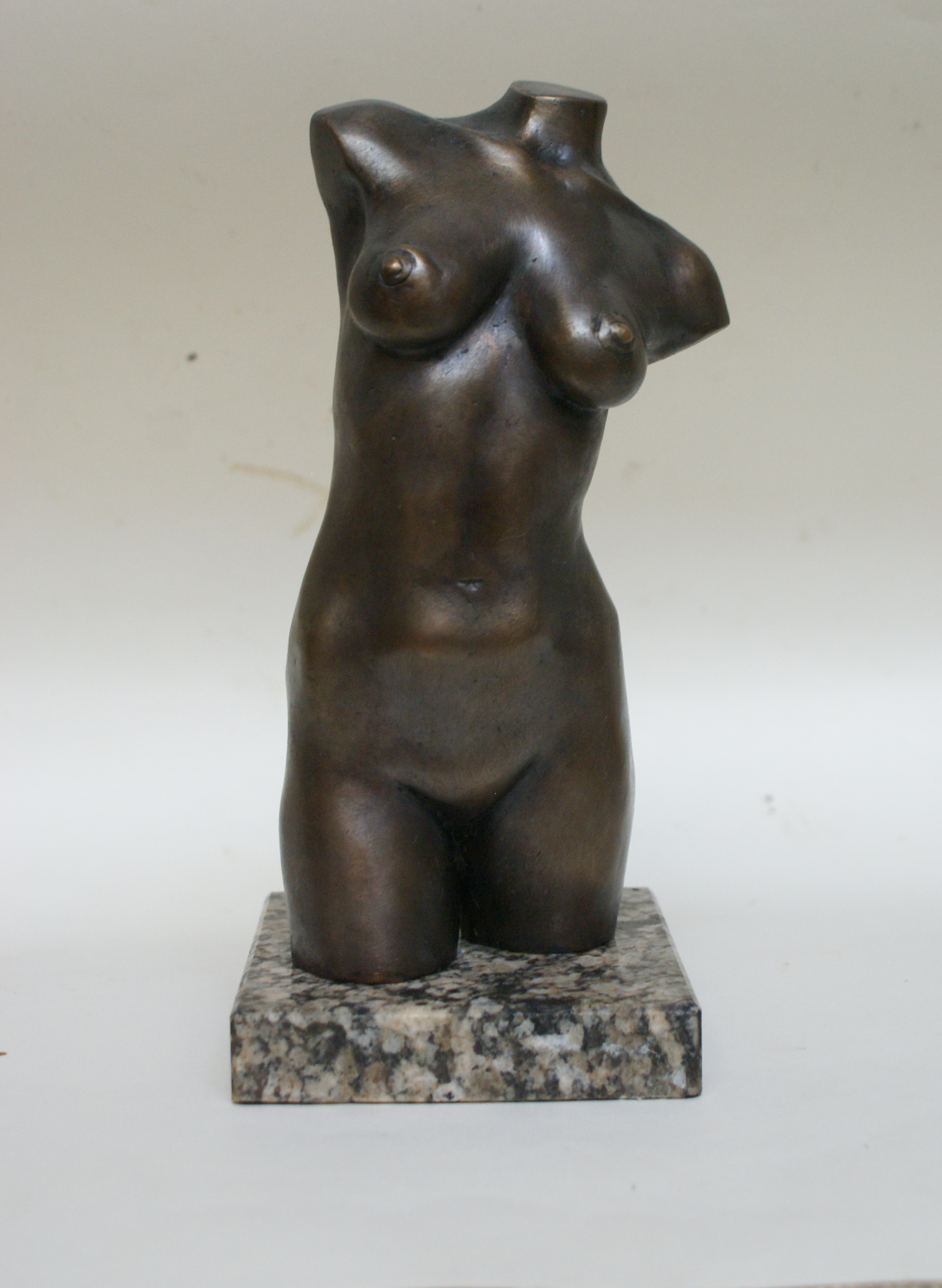 Serhii Brylov: 'female torso', 2020 Bronze Sculpture, Erotic. For many centuries, the image of a naked female nature, her beauty, grace has remained one of the most attractive themes in art.  The greatest artists sang the beauty of the naked female body in painting and sculpture...