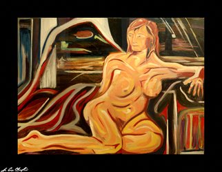 D Loren Champlin: 'Reclining Nude', 2007 Oil Painting, nudes. This is a painting of a reclining nude not yet titled....
