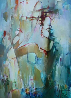 Artist: Pavel Shamykaev - Title: Muza - Medium: Oil Painting - Year: 2010