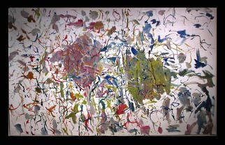Artist: Richard Lazzara - Title: ALONE IN SNOW - Medium: Oil Painting - Year: 1972