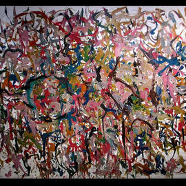 Richard Lazzara: 'CAVE SYMBOLS BORN', 1972 Oil Painting, History. Artist Description: CAVE SYMBOLS BORN 1972 is from the 