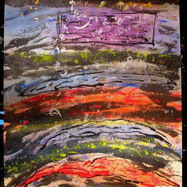 Richard Lazzara: 'CHECK IN THE MAIL', 1985 Mixed Media, Inspirational. Artist Description: Some may wonder, what does it look like? So, here is the 