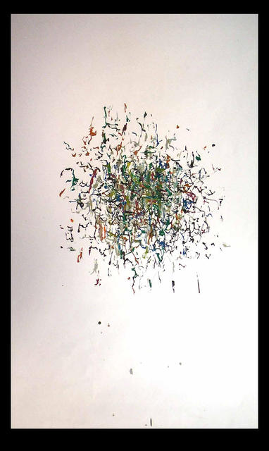 Artist Richard Lazzara. 'CORE SAMPLE ORGANIC NETWORK' Artwork Image, Created in 1972, Original Pastel. #art #artist
