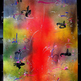 Richard Lazzara: 'ESSENTIAL DATA', 1985 Mixed Media, Visionary. Artist Description: Here is the 