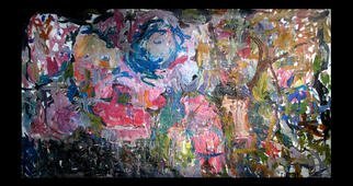 Richard Lazzara: 'GEOLOGICAL MARKERS', 1972 Oil Painting, History. Artist Description: GEOLOGICAL MARKERS 1972 is from the 