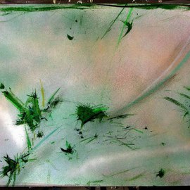 Richard Lazzara: 'ISLAND HOPPING', 1984 Mixed Media, Inspirational. Artist Description:   Let' s go Island Hopping, jump on board the sailing ship and watch the green water flowas we travel this mindscape by S. S. Shankar 1984....