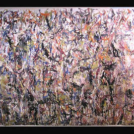 Richard Lazzara: 'JUNGLEY DNA CODE', 1972 Oil Painting, Visionary. Artist Description: JUNGLEY DNA CODE 1972  is from the 