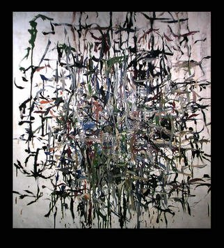 Richard Lazzara: 'KNOTS MANDALA', 1972 Oil Painting, Geometric. KNOTS MANDALA 1972 is from the' KNOT ART  oil paintings group'  available at 