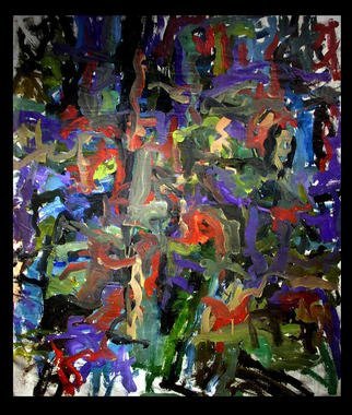 Richard Lazzara: 'KNOT COMPLEX', 1972 Oil Painting, Geometric. KNOT COMPLEX 1972 is from the' KNOT ART  oil paintings group' at 