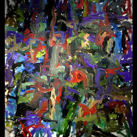 Richard Lazzara: 'KNOT COMPLEX', 1972 Oil Painting, Geometric. Artist Description: KNOT COMPLEX 1972 is from the' KNOT ART  oil paintings group' at 
