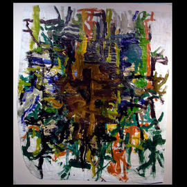 Richard Lazzara: 'KNOT RESOLVED', 1972 Oil Painting, Geometric. Artist Description: KNOT RESOLVED 1972  is from the' KNOT ART  oil paintings group' as archived at 