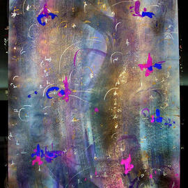 Richard Lazzara: 'LUNG GOMPA', 1985 Mixed Media, Visionary. Artist Description: LUNG GOMPA from the Gangotri Series at 