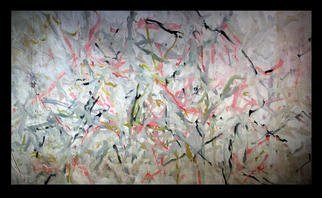 Richard Lazzara: 'NYC WEAVE OF TALES', 1972 Oil Painting, Geometric. NYC WEAVE OF TALES 1972 is from the' KNOT ART oil paintings group' available from 