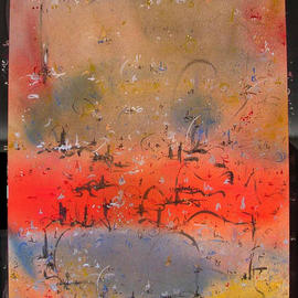 Richard Lazzara: 'RED RIVER', 1985 Mixed Media, Inspirational. Artist Description: Humanity is the  