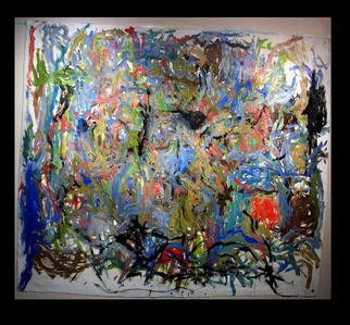 Richard Lazzara: 'RITUAL KNOTS', 1972 Oil Painting, Geometric. RITUAL KNOTS 1972 is from the' KNOT ART oil paintings group' found archived at 