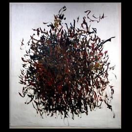 Richard Lazzara: 'TREE DEPTH KNOT', 1972 Oil Painting, Geometric. Artist Description: TREE DEPTH KNOT 1972 is from the' KNOT ART oil paintings group' found in singularity at 