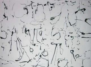 Richard Lazzara: 'absence of love', 1974 Calligraphy, Visionary. ABSENCE OF LOVE, from the folio MINDSCAPES is available at 