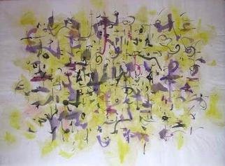 Richard Lazzara: 'aerial survey', 1975 Calligraphy, Visionary. AERIAL SURVEY, from the folio MINDSCAPES is available at 