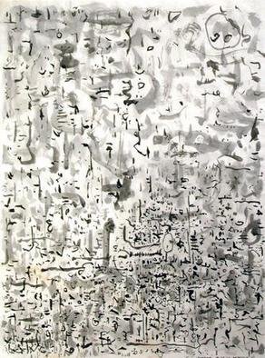 Artist: Richard Lazzara - Title: ambrosia - Medium: Calligraphy - Year: 1975