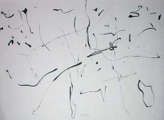 Richard Lazzara: 'any money in it', 1974 Calligraphy, Visionary. ANY MONEY IN IT, from the folio MINDSCAPES is available at 