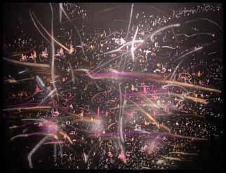 Artist: Richard Lazzara - Title: are you satisfied - Medium: Calligraphy - Year: 1985