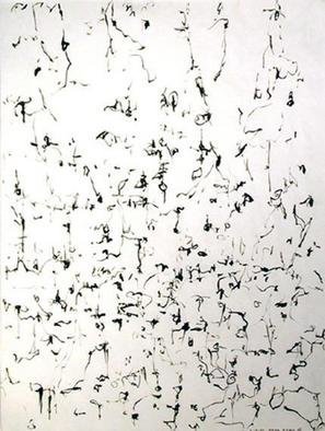 Artist: Richard Lazzara - Title: arms reach - Medium: Calligraphy - Year: 1975