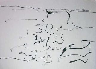 Richard Lazzara: 'art is jealously', 1974 Calligraphy, Visionary. ART IS JEALOUSLY, from the folio MINDSCAPES is available at 