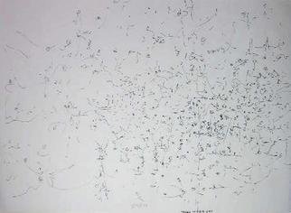 Richard Lazzara: 'art prayers', 1974 Calligraphy, Visionary. ART PRAYERS, from the folio MINDSCAPES is available at 