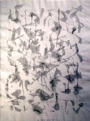 Richard Lazzara: 'beyond mind', 1975 Calligraphy, Inspirational. beyond mind 1975 by Richard Lazzara is available from the folio - Sumie Door Meditations, along with more fine arts from 