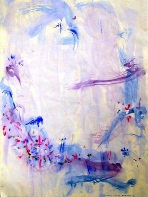 Artist: Richard Lazzara - Title: blue moon - Medium: Calligraphy - Year: 1975