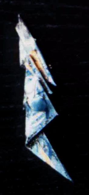 Richard Lazzara  'Blue Pin Ornament', created in 1989, Original Pastel.