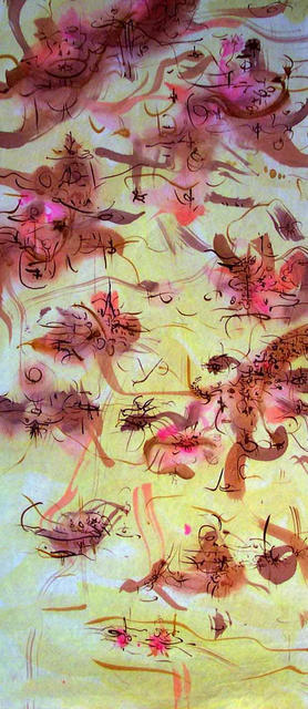 Artist Richard Lazzara. 'Catching The Running Messanger' Artwork Image, Created in 1976, Original Pastel. #art #artist