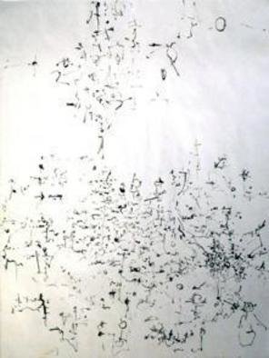 Artist: Richard Lazzara - Title: dragons flight - Medium: Calligraphy - Year: 1974