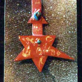 Richard Lazzara: 'flight pin ornament', 1989 Mixed Media Sculpture, Fashion. Artist Description: flight pin ornament from the folio LAZZARA ILLUMINATION DESIGN is available at 