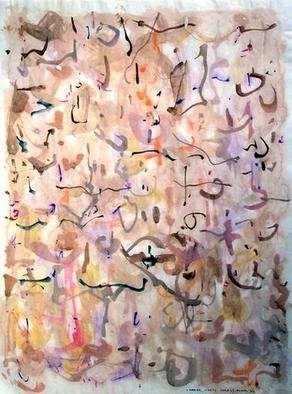 Artist: Richard Lazzara - Title: forest floor - Medium: Calligraphy - Year: 1975