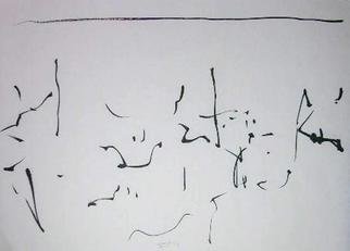 Richard Lazzara: 'form beyond thought', 1974 Calligraphy, Visionary. FORM BEYOND THOUGHT, from the folio MINDSCAPES is available at 