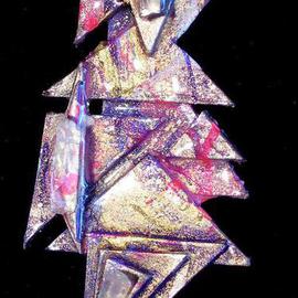 Richard Lazzara: 'in the mix pin ornament', 1989 Mixed Media Sculpture, Fashion. Artist Description: in the mix pin ornament from the folio LAZZARA ILLUMINATION DESIGN is available at 