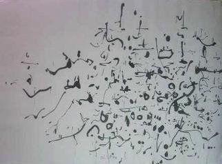 Richard Lazzara: 'initial data found', 1975 Calligraphy, Visionary. INITIAL DATA FOUND, from the folio MINDSCAPES is available at 